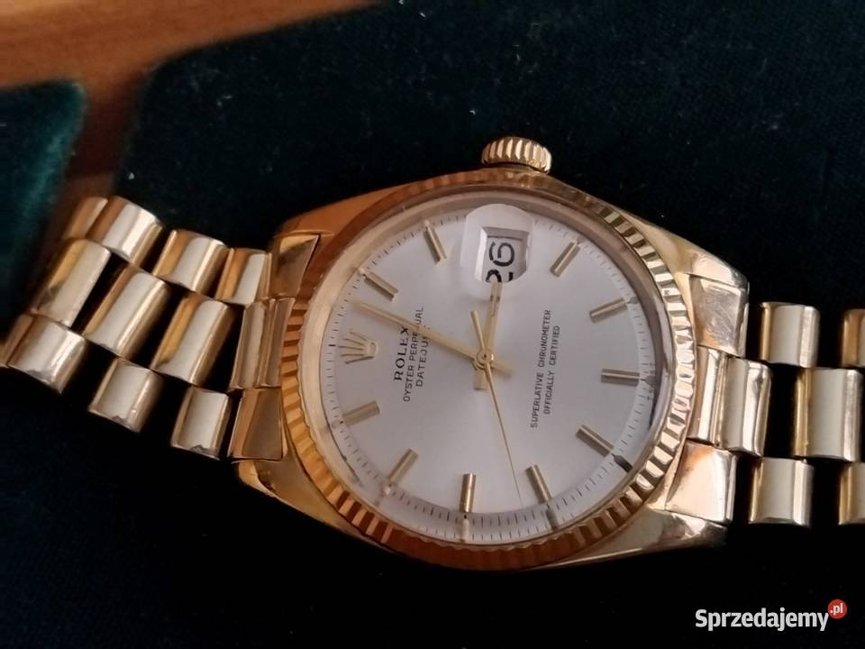 Rolex Datejust 18karatowe złoto Koperta i Wagowo