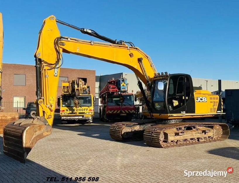 Koparka gasienicowa JCB JS 220 LC Gąsiennice Warszawa