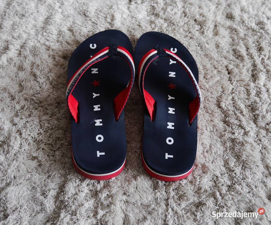 Tommy Hilfiger świetne klapki japonki 36