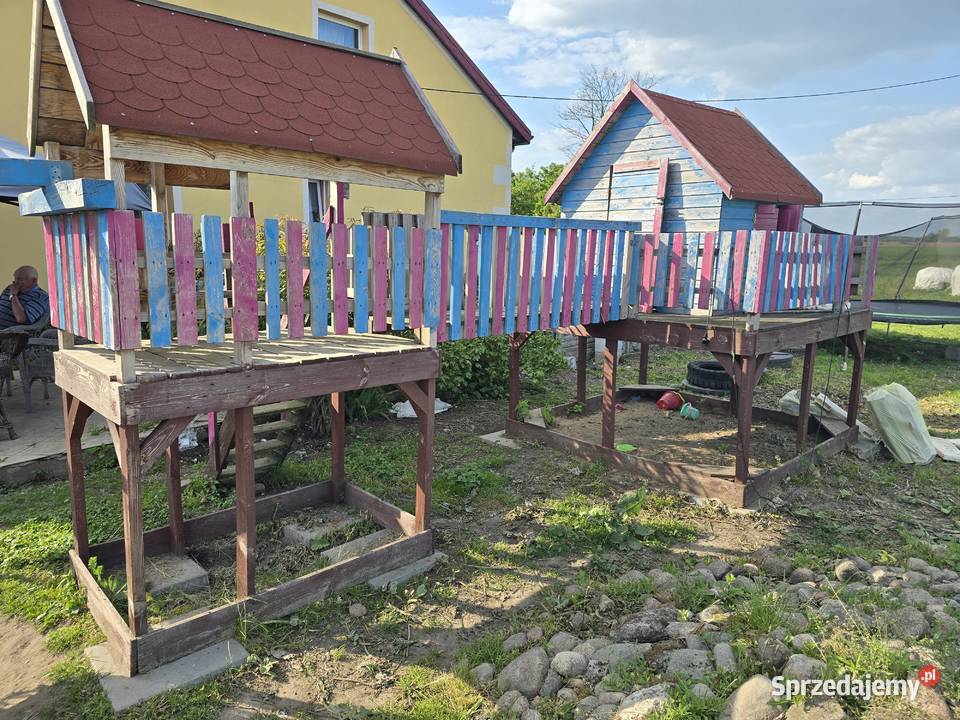 Sprzedam drewniany plac zabaw dzieci Pozostałe Krzyżanów