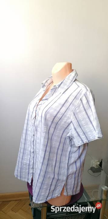 KOSZULA DAMSKA CASUAL W PASY RUK 22EUR 4850 Łódź