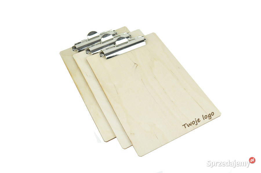 Clipboard drewniany A5 podkładka LOGO FIRMY 50 Biuro Tarnów