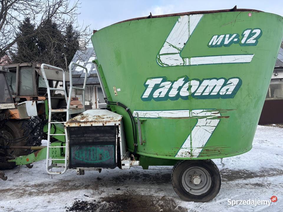 Wóz paszowy tatoma mv12 nieuszkodzony Wozy paszowe