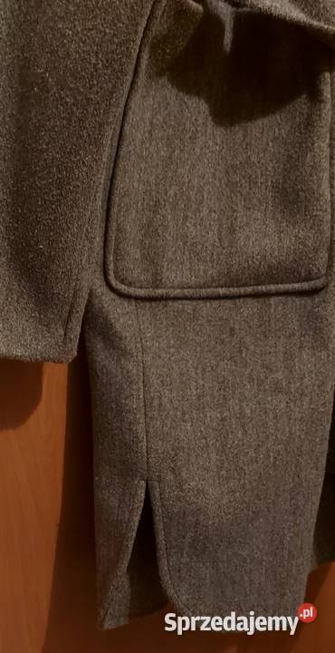 Szary płaszcz rozmiar M szary/srebrny warmińsko-mazurskie Ostróda sprzedam