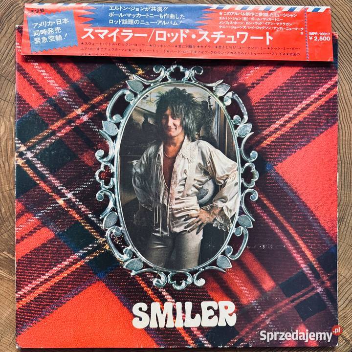 ROD STEWART SMILE VG EX JAPAN OBI 1974 MERCURY Poznań