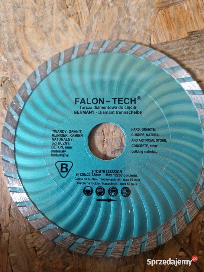 TARCZA DIAMENTOWA TURBO KAMIEŃ KLINKIER 125222mm