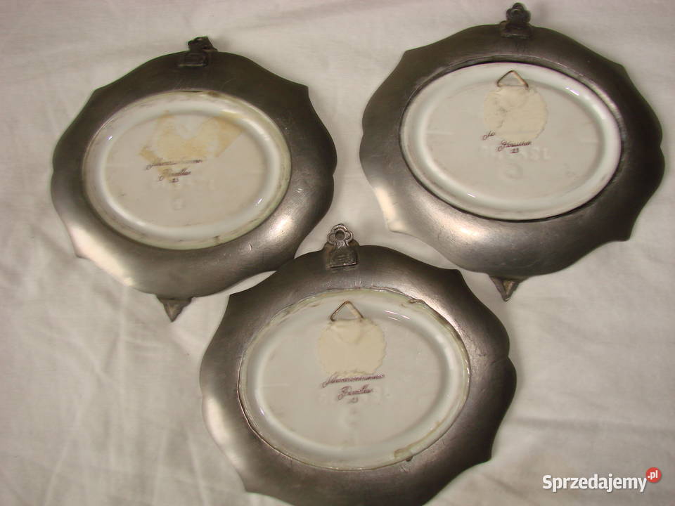 Schwarzenhammer Porzellan obrazki z ptakami