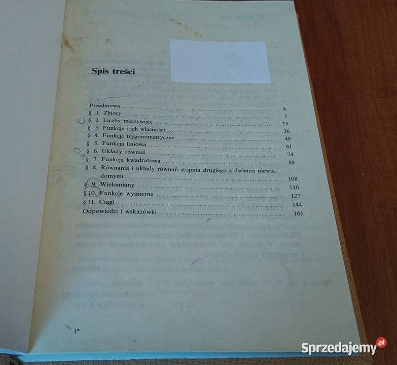 Zbiór zadań z matematyki kl I i II szkół