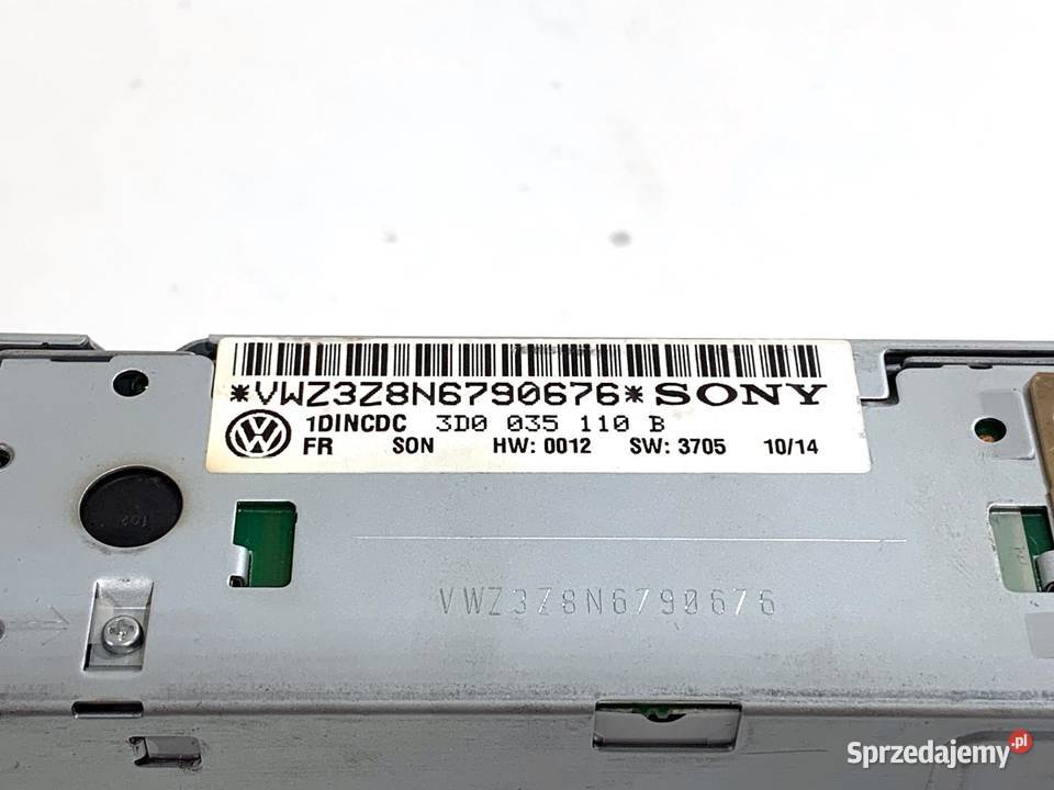 ZMIENIARKA CD VW PHAETON 0216 3D0035110B NAPĘD