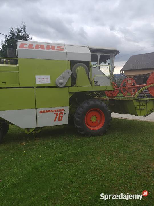 Sprzedam kombajn zbożowy Clas Dominator76 Łęki Górne sprzedam