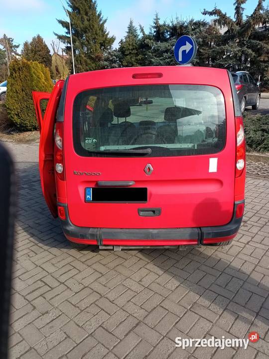 Renault Kangoo niepełnosprawnych 2010 r 16 Rok produkcji 2010 Rzeszów