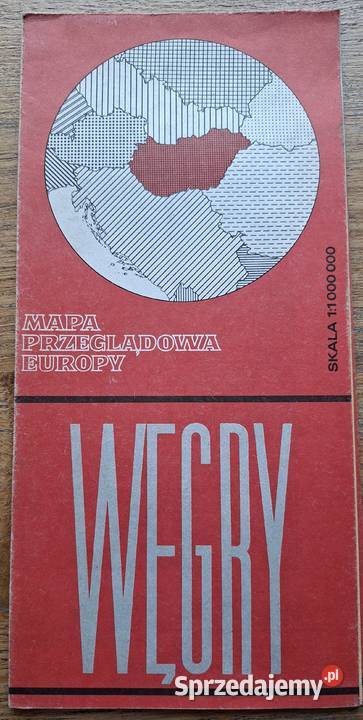 Węgry 11000 000 mapa Mapy i przewodniki
