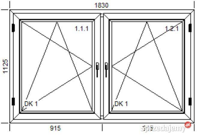 Okno Schco Living MD 82 z roletą 1830 x 1295 Kujakowice Górne