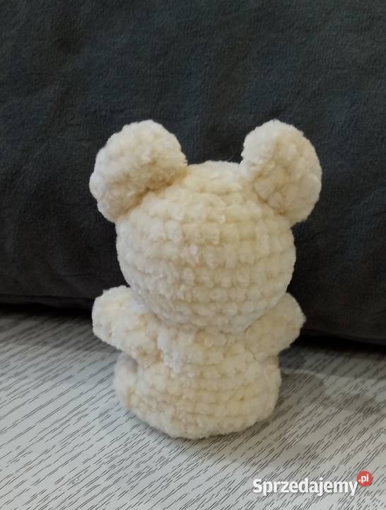 Miś wykonany na szydełku Łask sprzedam