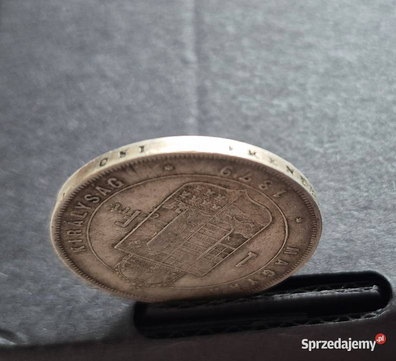 74 WĘGRY srebro 1 Forint 1879 r Wola Kruszyńska