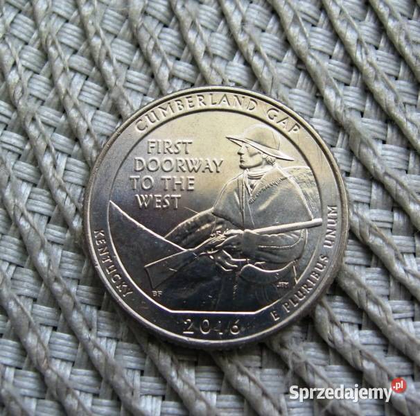 USA 14 Dolara 2016r D Cumberland Gap Ładna Kalisz