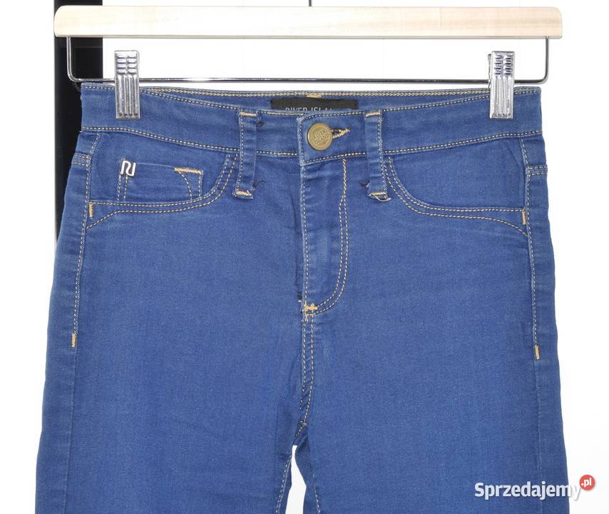 River Island spodnie rurki 36 S Bez wzoru Spodnie Wrocław