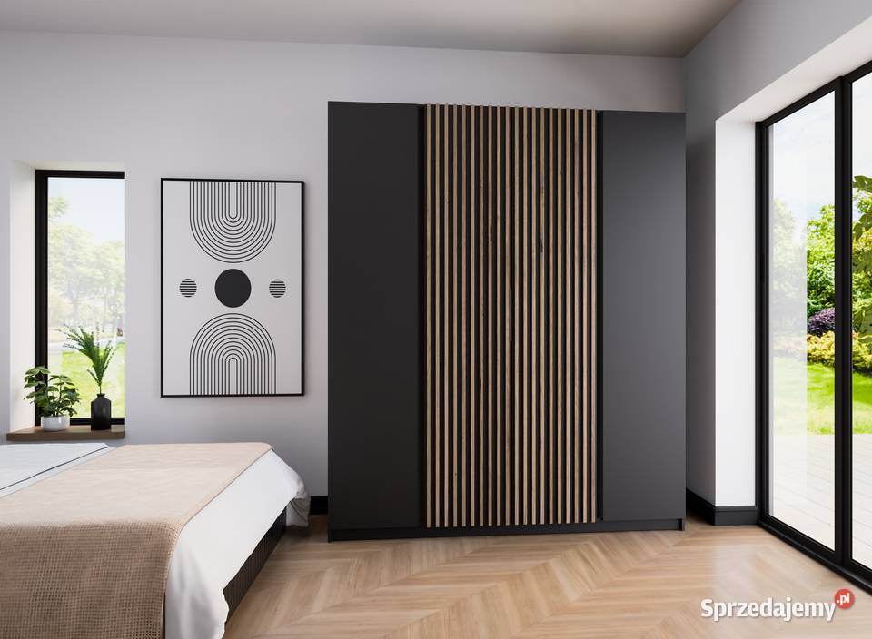 Wysoka szafa z lamelami 4 kolory do wyboru z 239cm Toruń