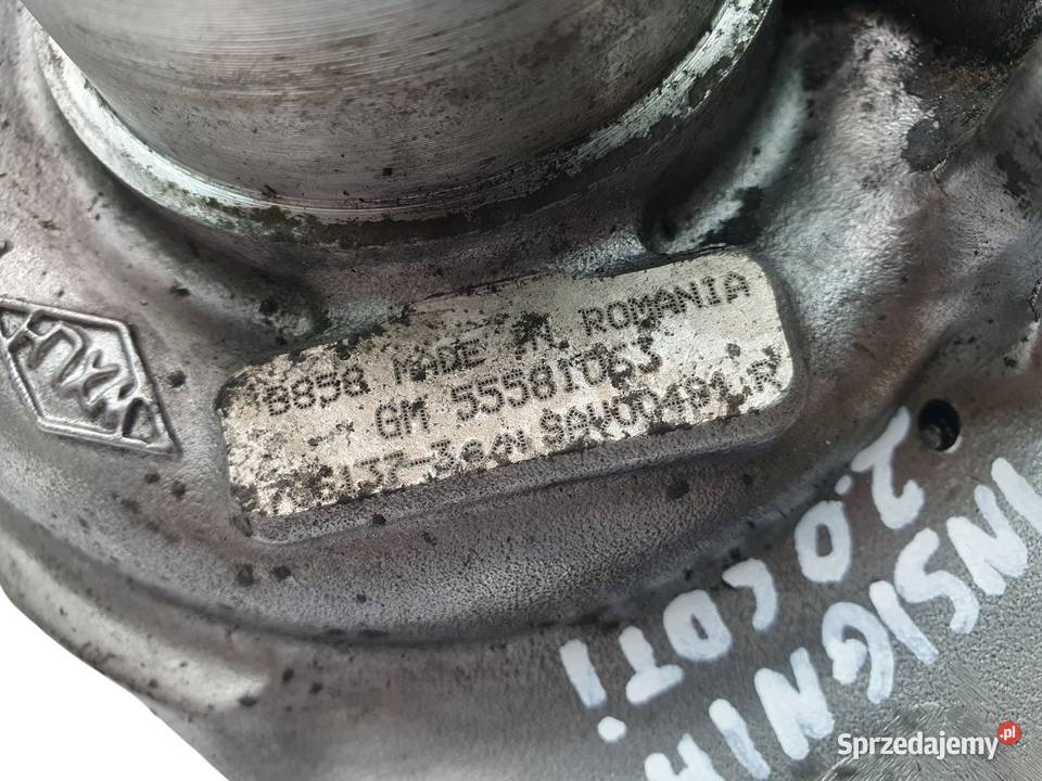 TURBOSPRĘŻARKA Opel Zafira C Astra J Insignia 20 Chełm