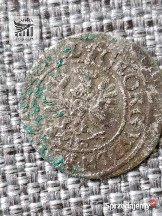 Szeląg Jerzy Wilhelm Hohenzollern 1628 Gdańsk