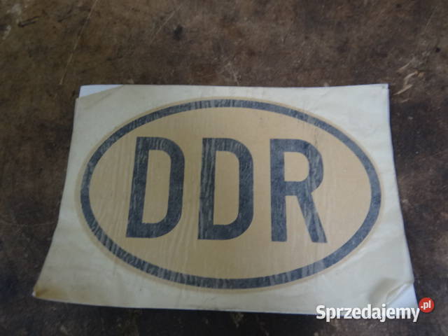 kalkomania DDR oryginalny gadżet org DDR Żary