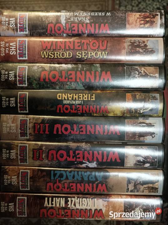 Sprzedam kasety VHS Winnetou Pabianice
