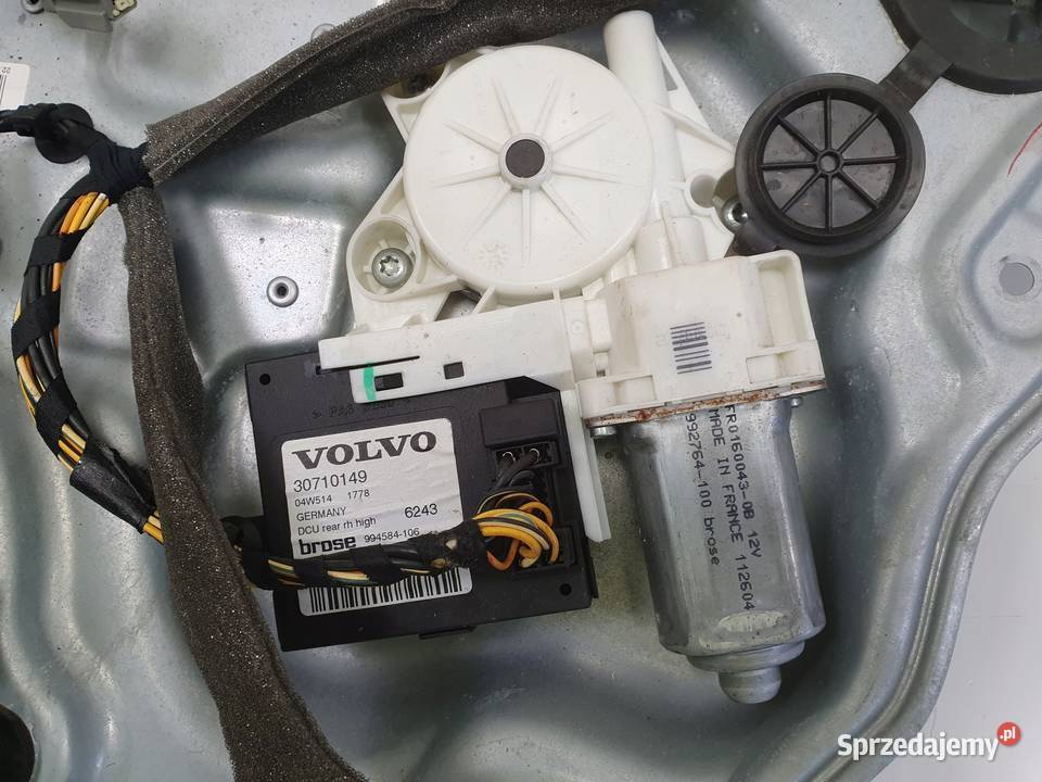 Volvo S40 II V50 MECHANIZM PODNOSZENIA SZYBY Mechanizmy opuszczania szyb Części samochodowe Rudka