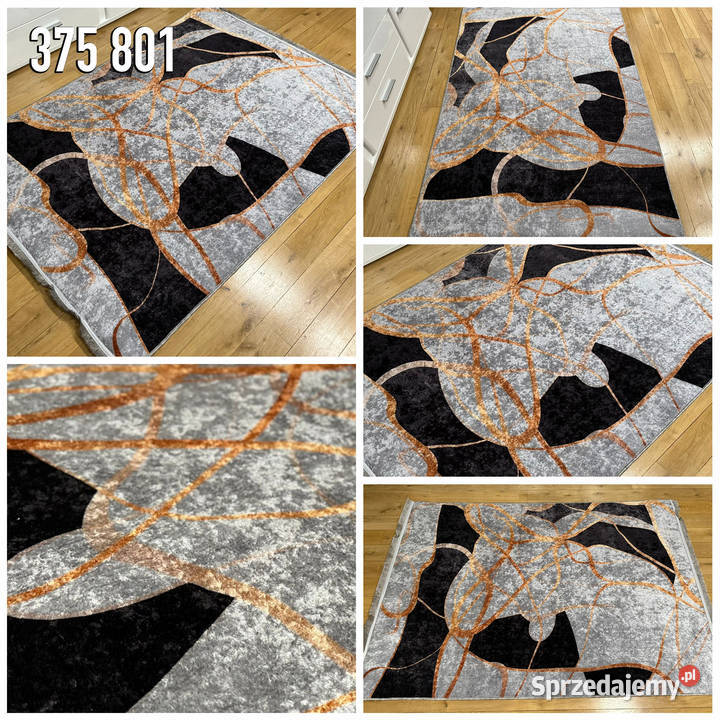 NOWOCZESNY DYWAN 130X190 PRINT 375801 CIENKI 1.3m