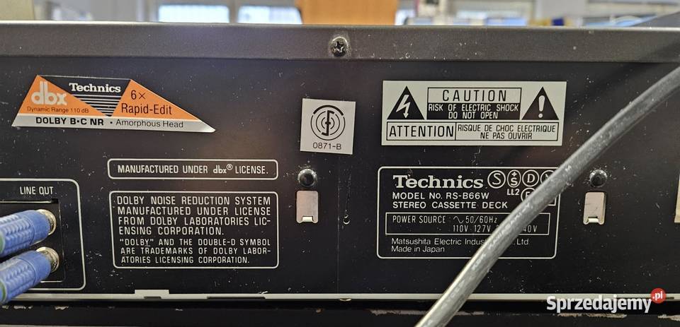 Technics RSB66W Magnetofon Kasetowy Grodków
