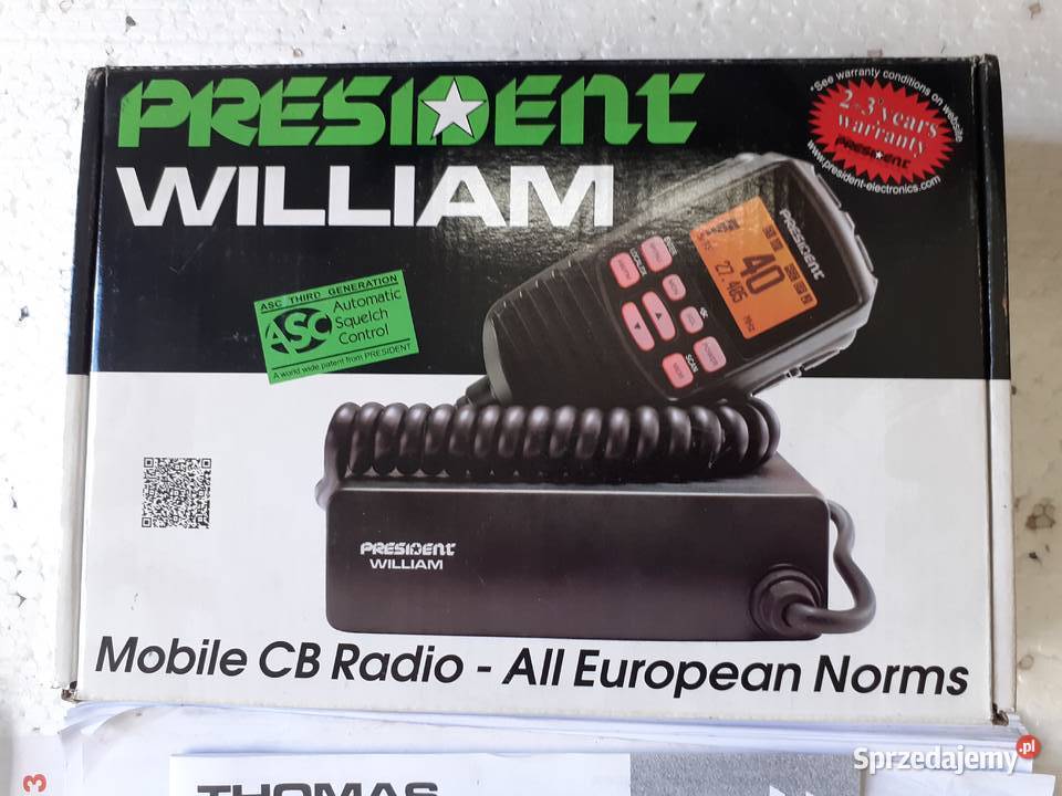 CB Radio President William z anteną Chrzanów