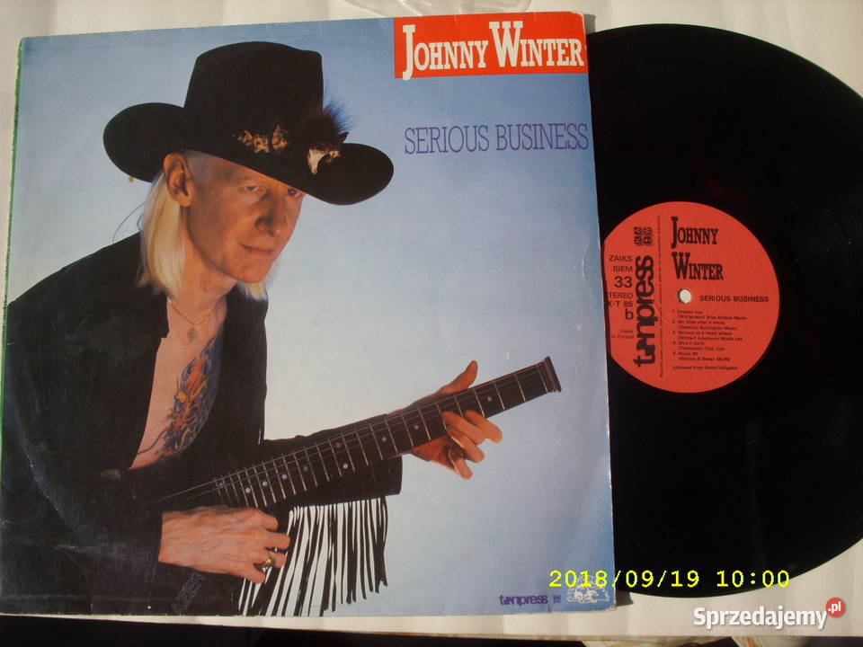 Plyta LP JOHNY WINTERSERIOUS BUSINESS Tonpres SX Płyty i kasety Wołów