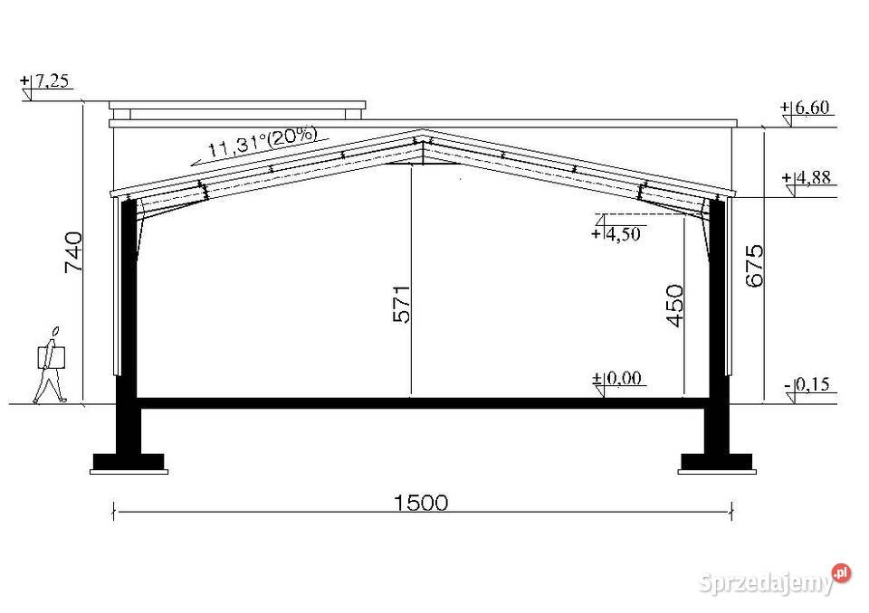 Hala Stalowa z Biurowcem HF 1530 Kraków