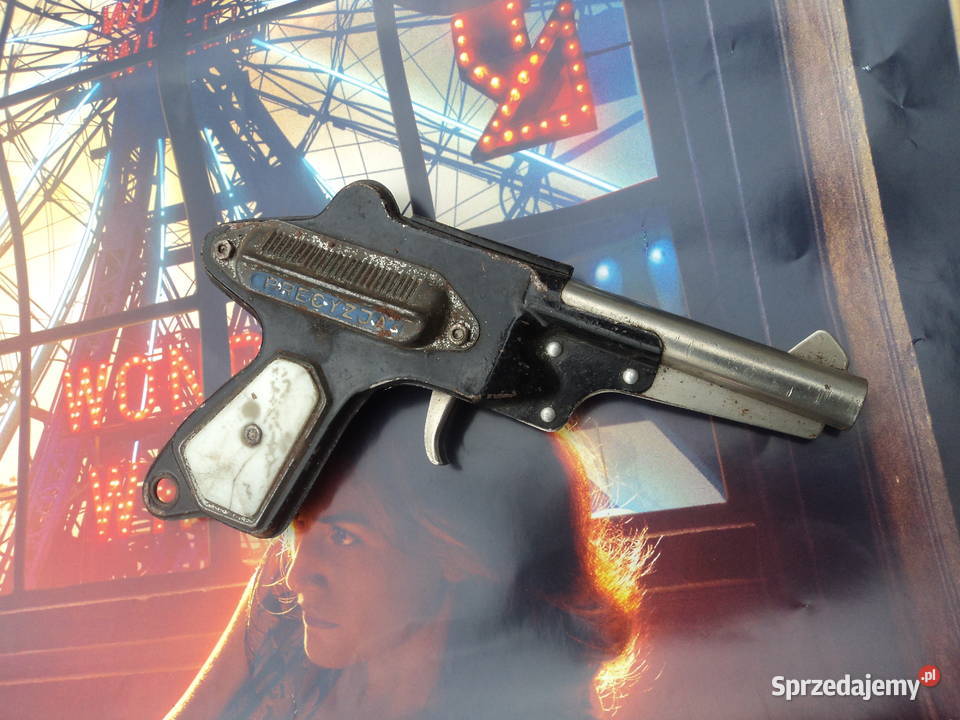 PRL pierwsza seria milicyjnego pistoletu zabawki