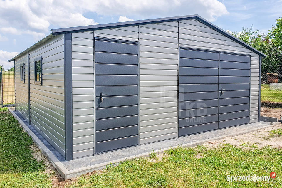 Garaż Blaszany 7x6m Brama Uchylna Drzwi Okno kujawsko-pomorskie Toruń