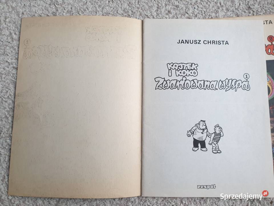 Kajtek i Koko Zwariowana Wyspa cz1 i 2 komplet Komiksy Gdynia