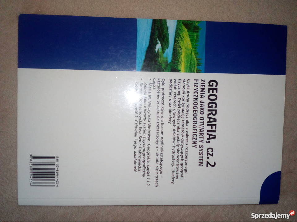 Geografia ziemia jako otwarty system tradycyjny podręcznik Ostrołęka