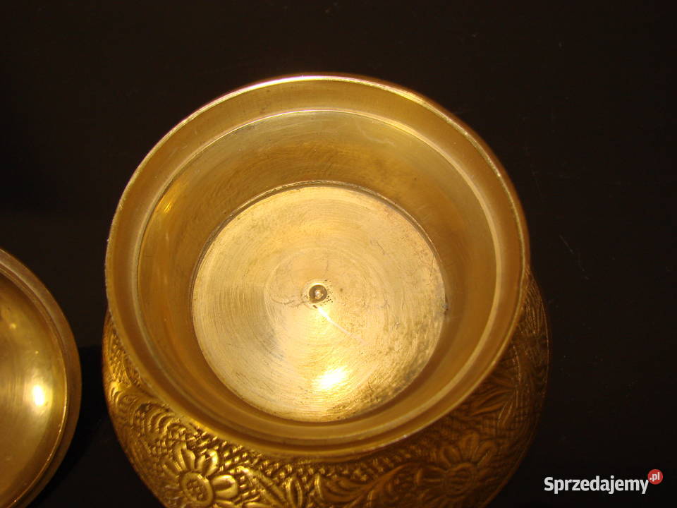 małą mosiężna cukiernica Pruszcz Gdański