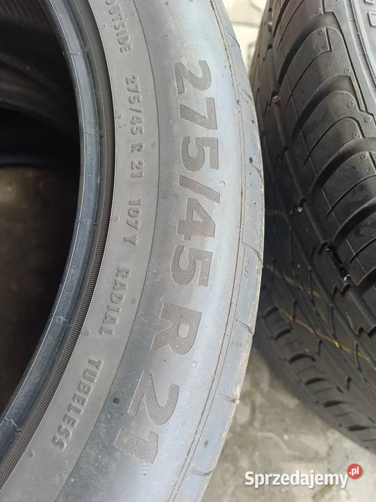 Opony letnie 27540 31535 R21 265 Pirellii Kielce
