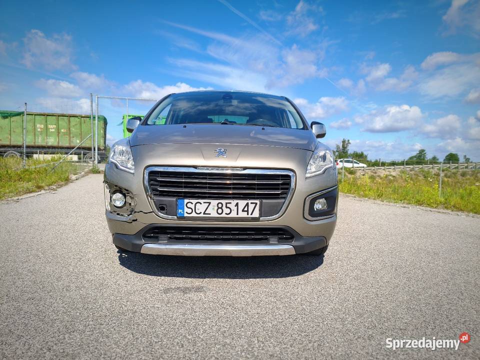 Peugeot 3008 2015r 16 HDi mały przebieg uszkodzony Nadma