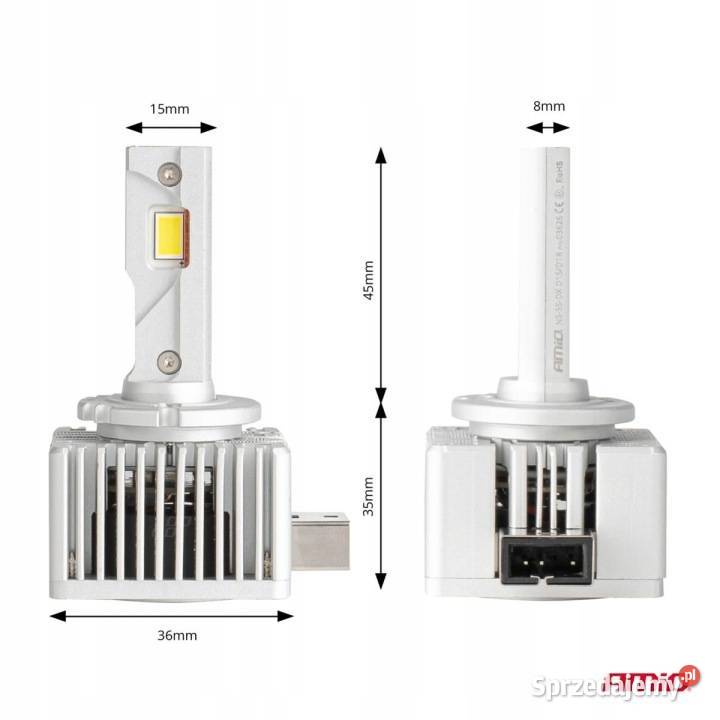 Żarówki Samochodowe LED DBasic D1S D1R 6000K Gniezno