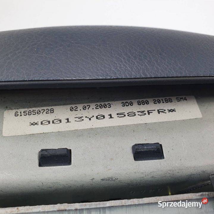 PODUSZKA AIRBAG VOLKSWAGEN PHAETON 3D0880201BB osobowe