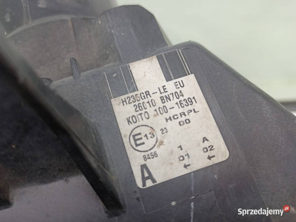 Nissan Almera N16 LIFT FL lampa przednia lewa Lampy przednie Sieradz