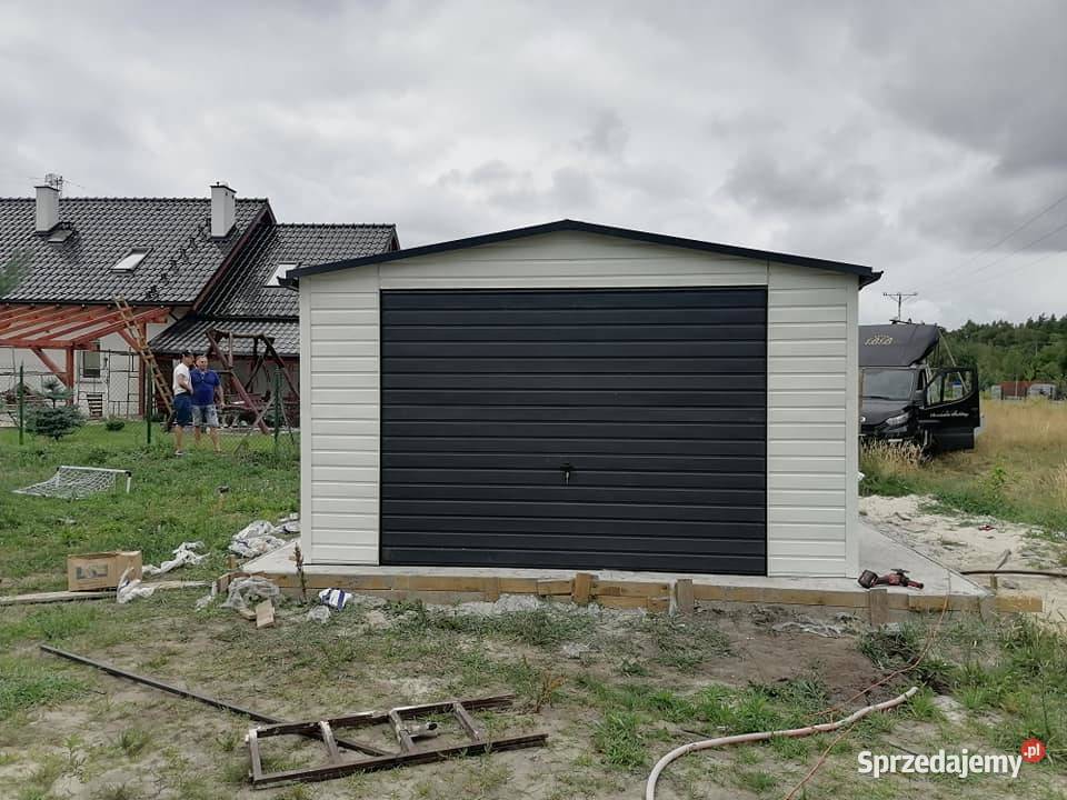 Garaż Blaszany 4x6 dwuspadkowy dach profil 350zł/m2 Gorzów Wielkopolski