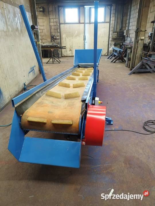 Przenośnik taśmowy Taśmociąg Używany warzywa wielkopolskie Środa Wielkopolska