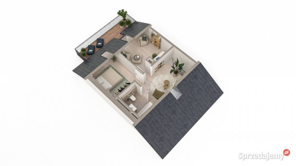 Dwupoziomowe mieszkanie w Żywcu 1083m Stan Żywiec sprzedam