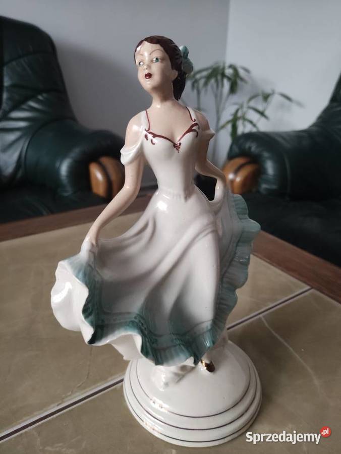 Figurka porcelanowa tancerka Steatyt Zygmunt Janów Lubelski