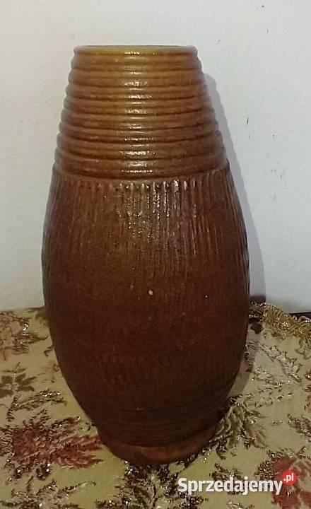 Wazonik ceramiczny z epoki midcentury modern z Krotoszyn