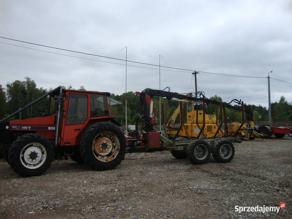 przyczepa do lasu leśna przyczepa z HDS