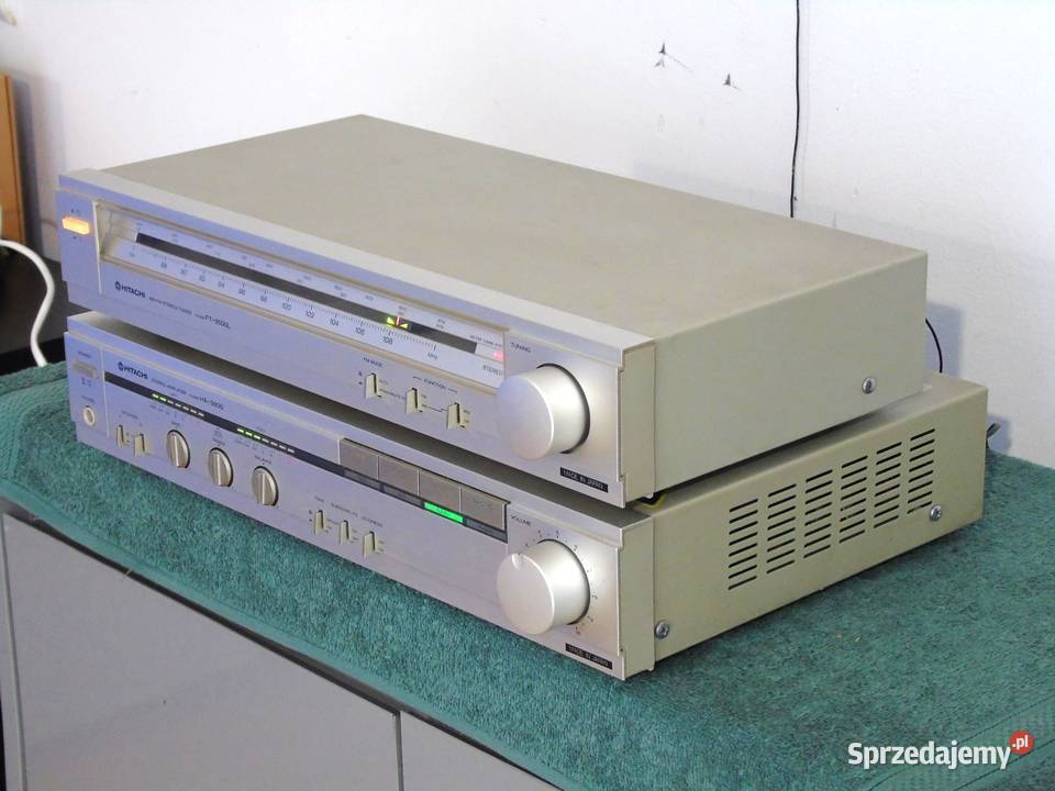 Wzmacniacz i Tuner Hitachi świetne stereo podkarpackie Jasło