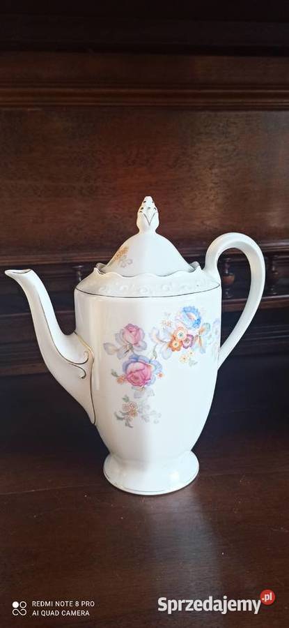 Dzbanek do kawy KPM Germany Syg z lat 1925 1945 Porcelana i szkło Gdańsk
